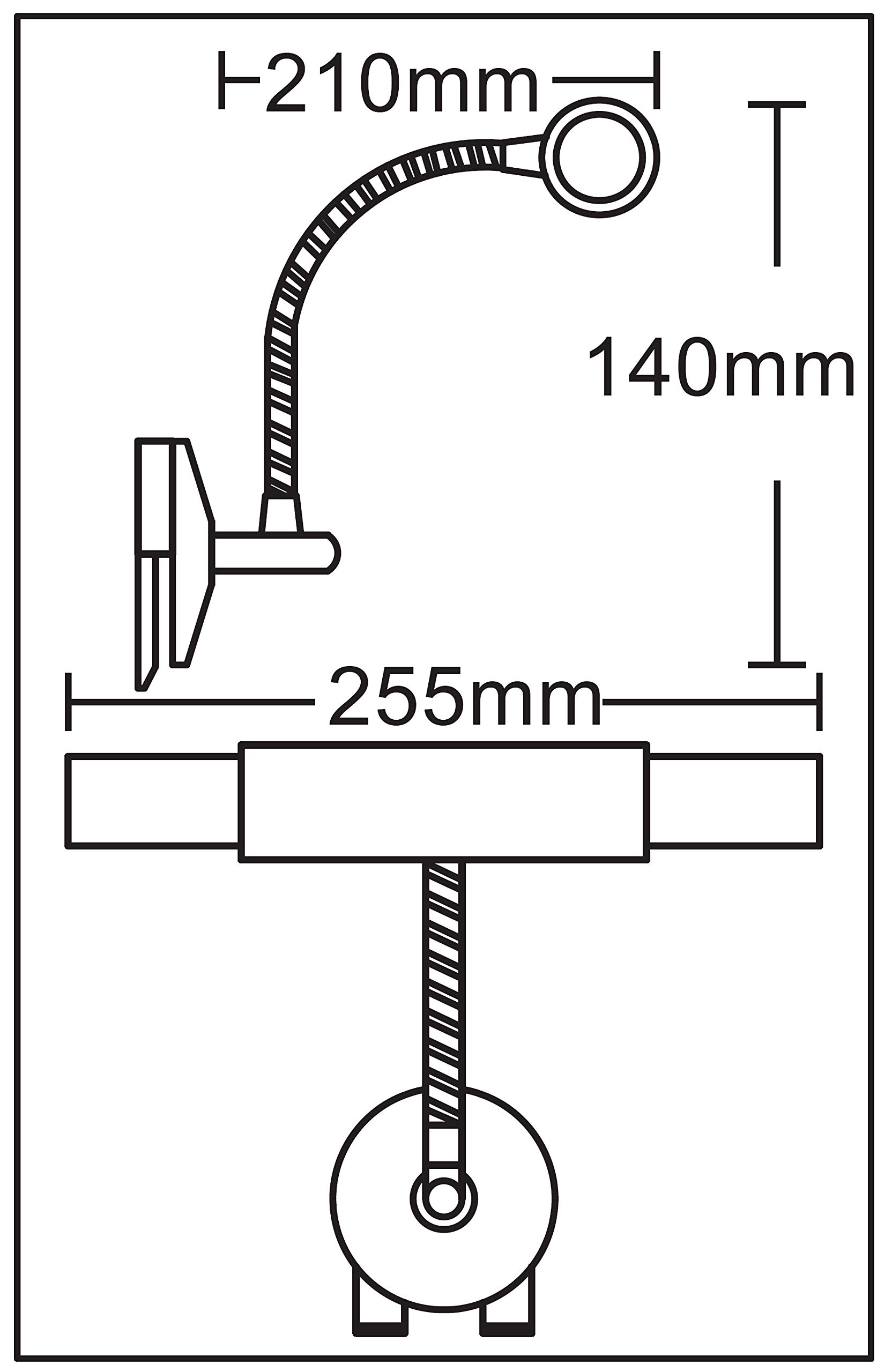 Trango Modern 2-flammig Spiegelleuchte 2162-028B *FLEXI* Spiegel Clip-Leuchte mit schwenkbar Flexarm in Chrom inkl. 2x G9 LED Leuchtmittel - 2x satiniertes Glas & ON/OFF Schalter – Spiegellampe