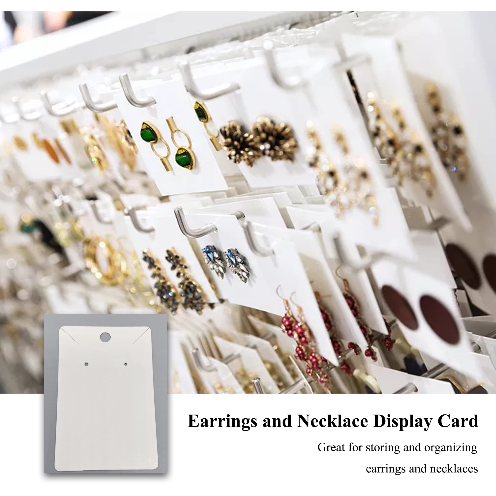 100 Pcs Schede Espositive Per Orecchini Carte Di - Foto 3