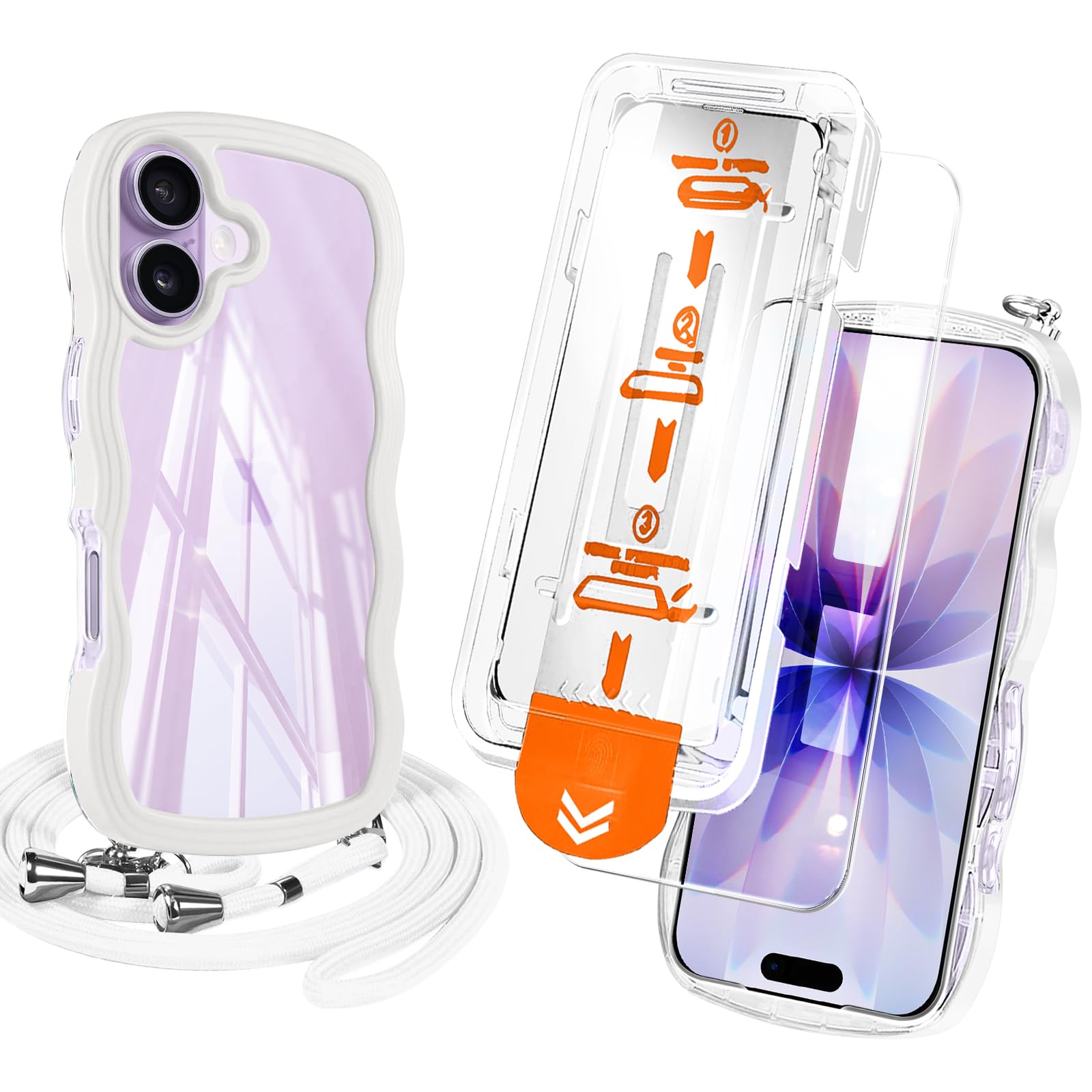 Amazon.co.jp: iPhone 17 用の ケース ショルダー 9H強化ガラス