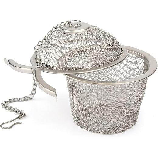 Elexara Stainless Steel Spice Tea Filter Herbs Locking Infus