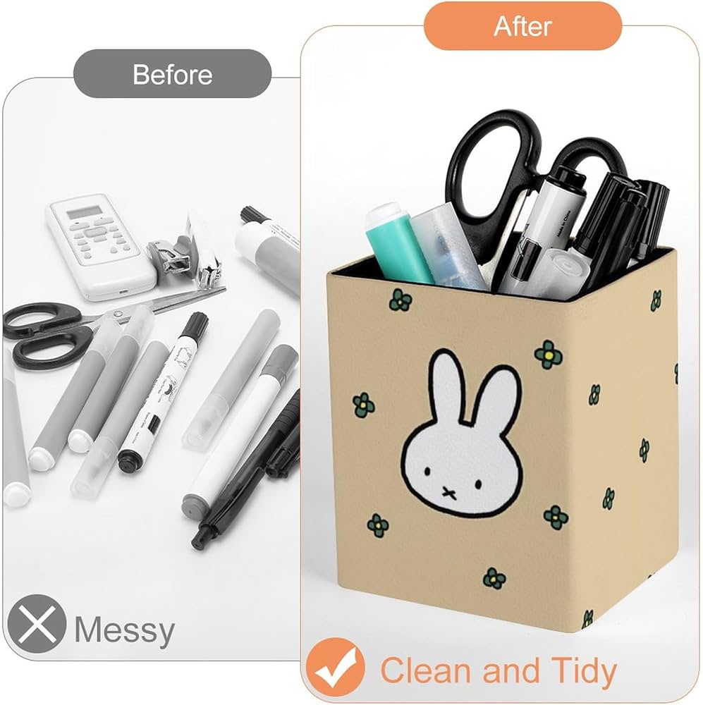 ミッフィーのおうち　ペン立て　小物入れ　ペンスタンド Amazon.co.jp: ミッフィー ペン立て ペンスタンド 方形 鉛筆立て ぺん