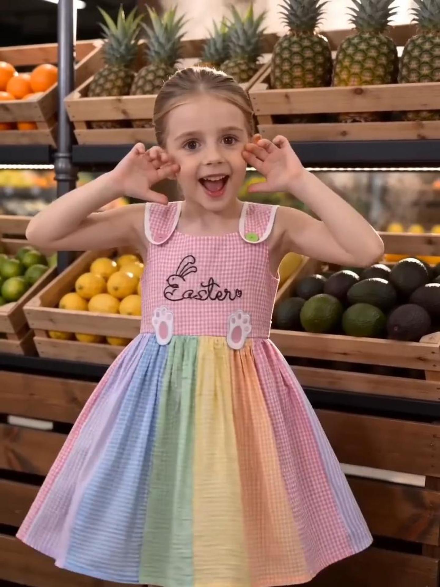 sunny fashion dresses Sunny Fashion Girls Elegant Wave Hem Tulle Party Dress