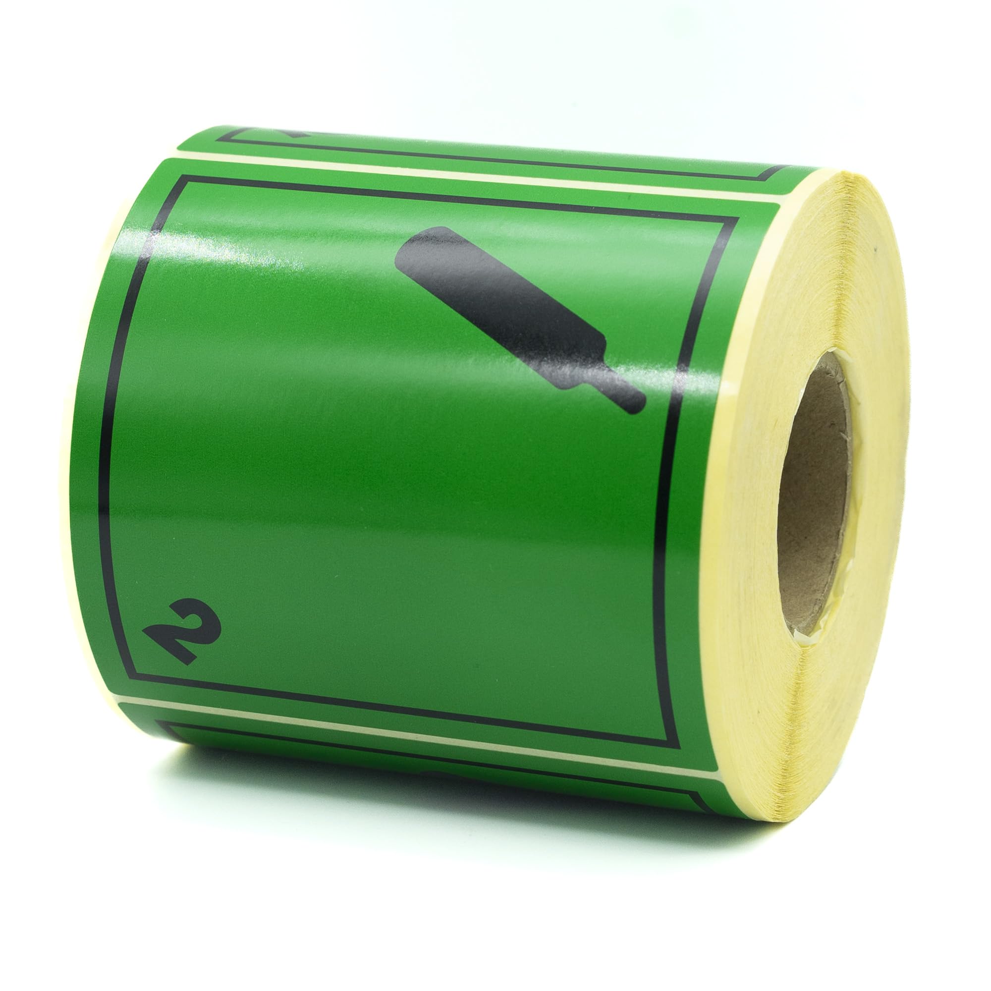 Étiquettes produits dangereux classe 2.2 - 500 pièces - 100 × 100 mm - ADR - Autocollantes