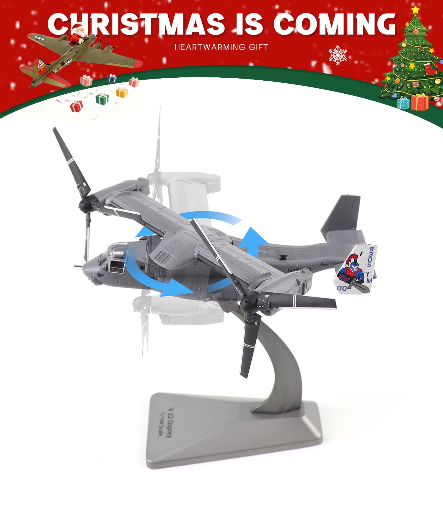 航空機モデルキット5点セット　A22 Amazon.co.jp: NUOTIE V-22 オスプレイ 1/144スケールモデル 航空機
