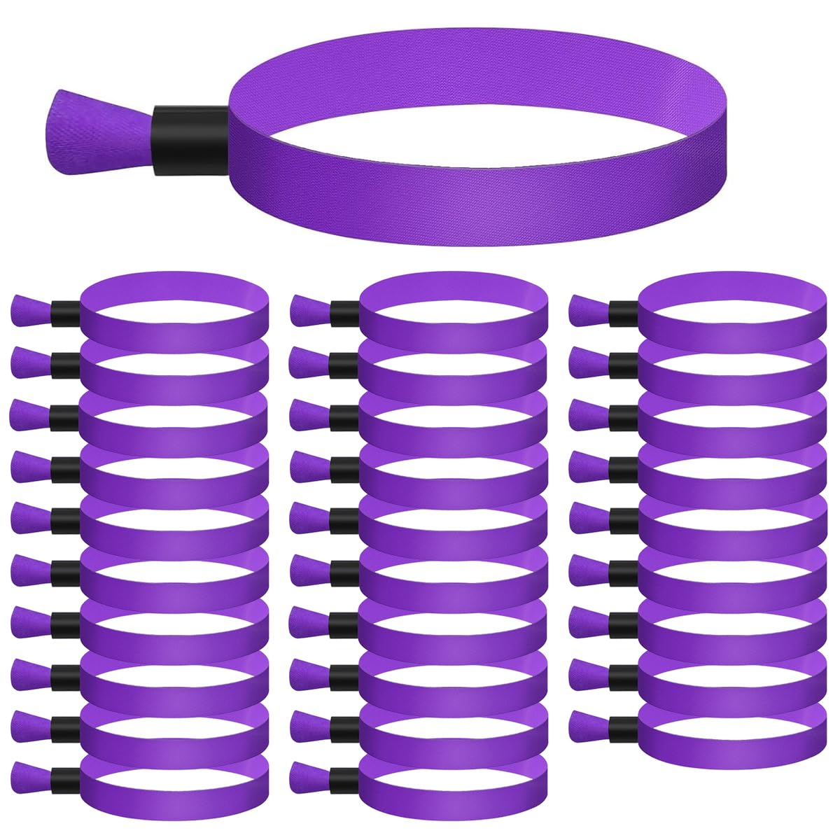 HASTHIP® 30Pcs Cloth Event Wristband, Disposable Colored Polyester Wristbands for Events Concert Festivals Bars Party School Activities Exhibitions Sporting Events, Purple (B0D4J2N7JS) Amazon Price History, Amazon Price Tracker