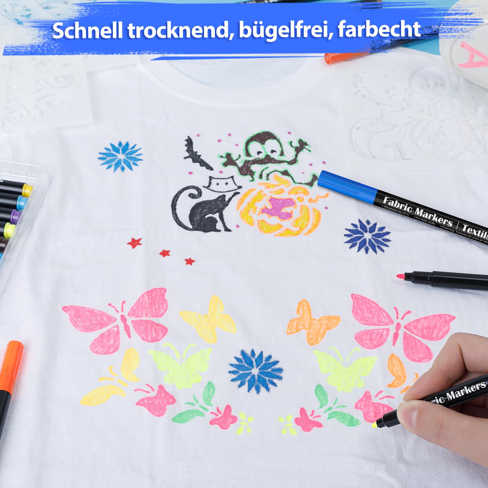 Textielstiften niet uitwasbaar | Korting tot 34 Textielstiften niet uitwasbaar | Korting tot 34