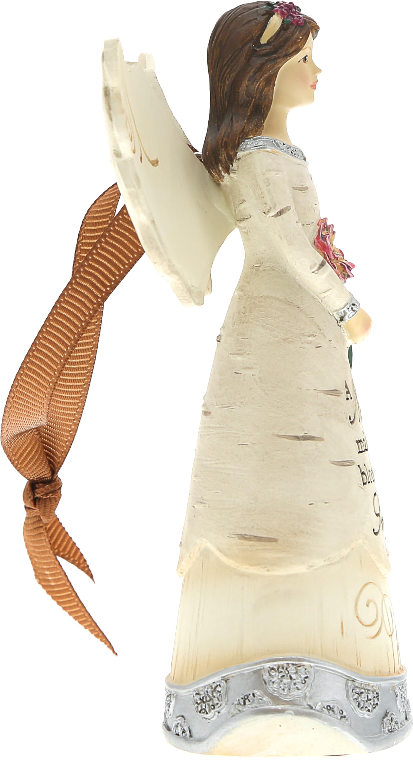 Pavilion Gift Company 82350 Niece Ornament/Angel Figurine, 4-1/2-Inch, Silver, Beige, Yellow, White, Green, Silver, Black, Brown - Image 4