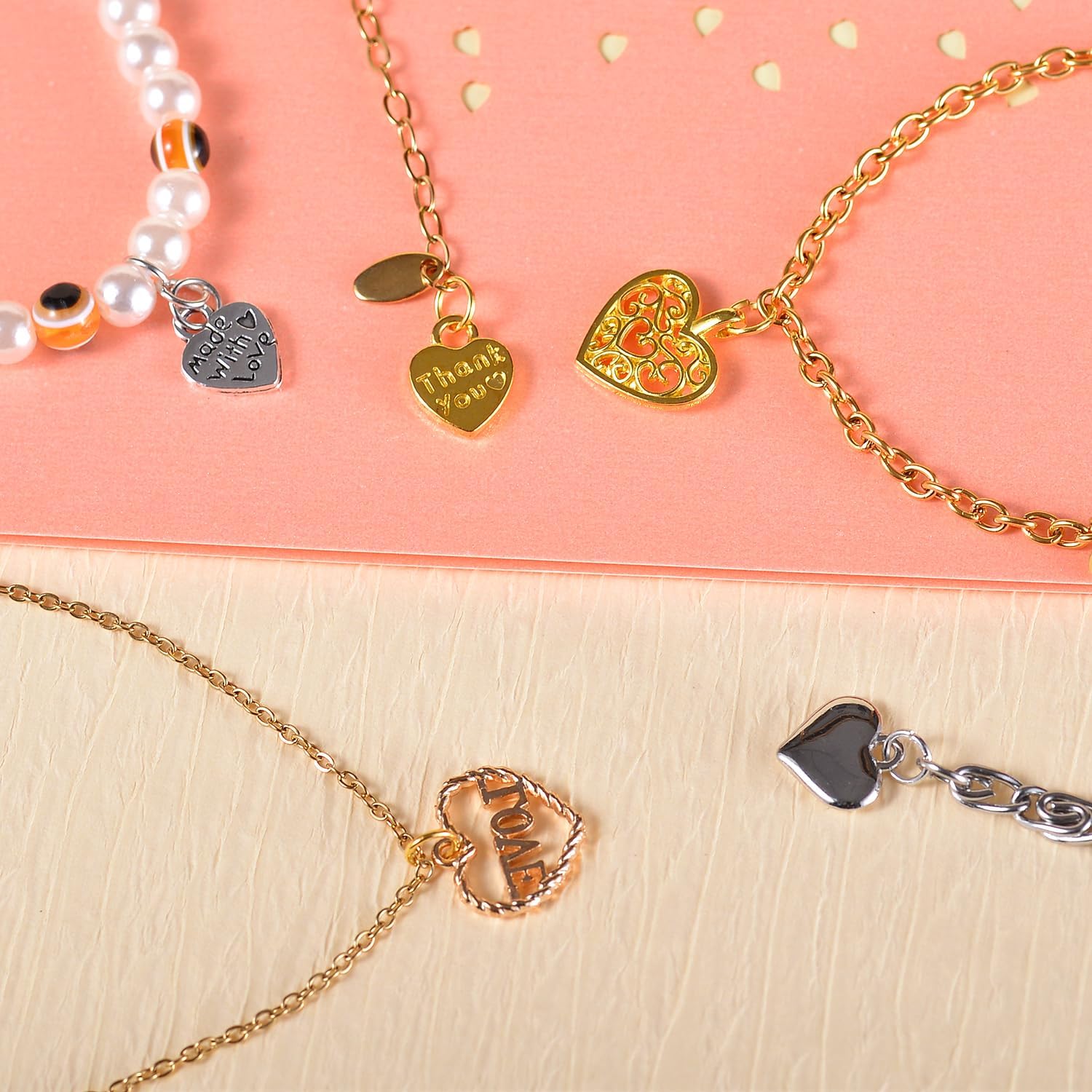 stino Metal Charms for Jewelry Making 100gram, Bulk Tibetan Silver & Gold Plated Trinkets for Earring Necklace Jewelry Making and Findings - Image 5