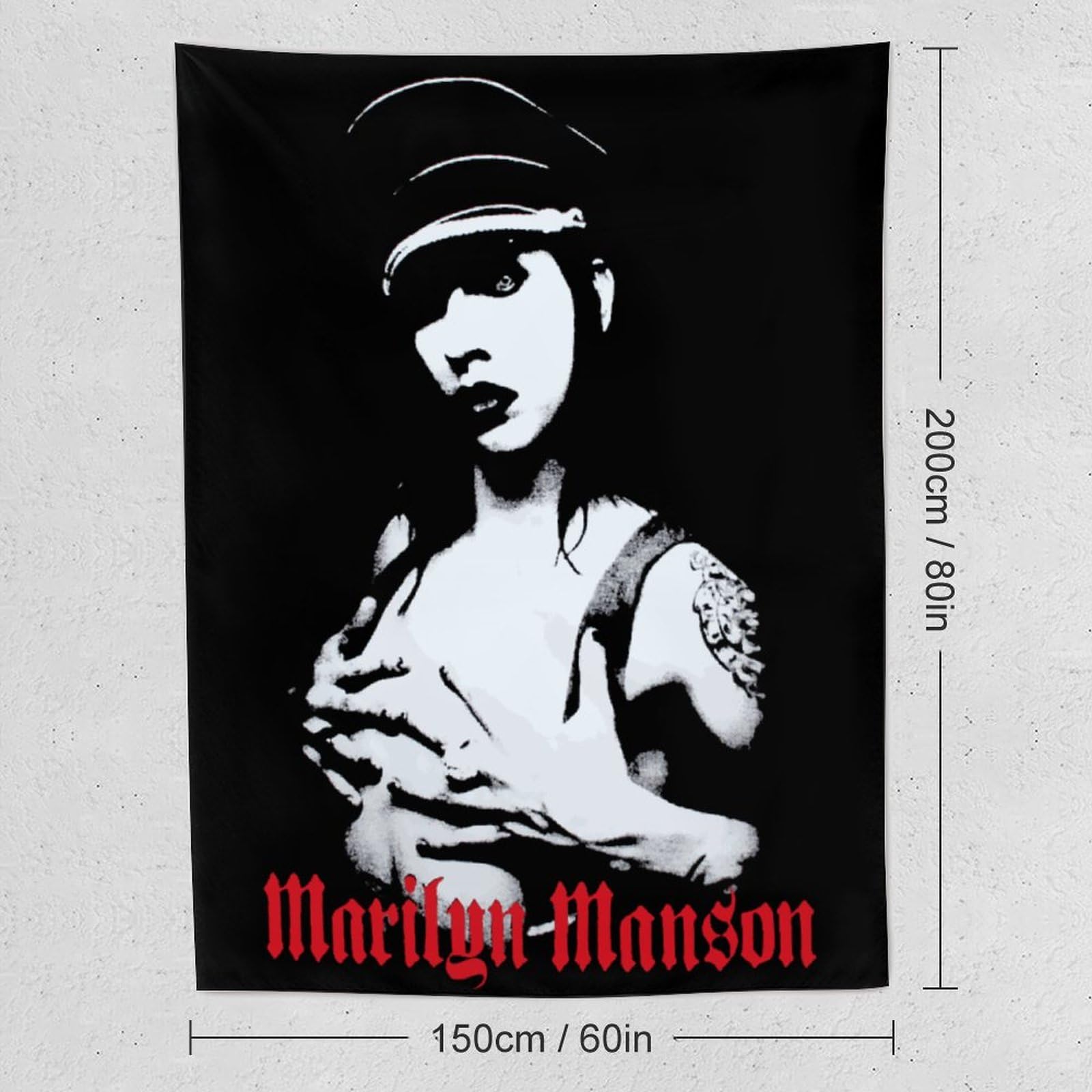 Amazon.co.jp: MARILYN MANSON マリリン マンソン タペストリー 壁掛け