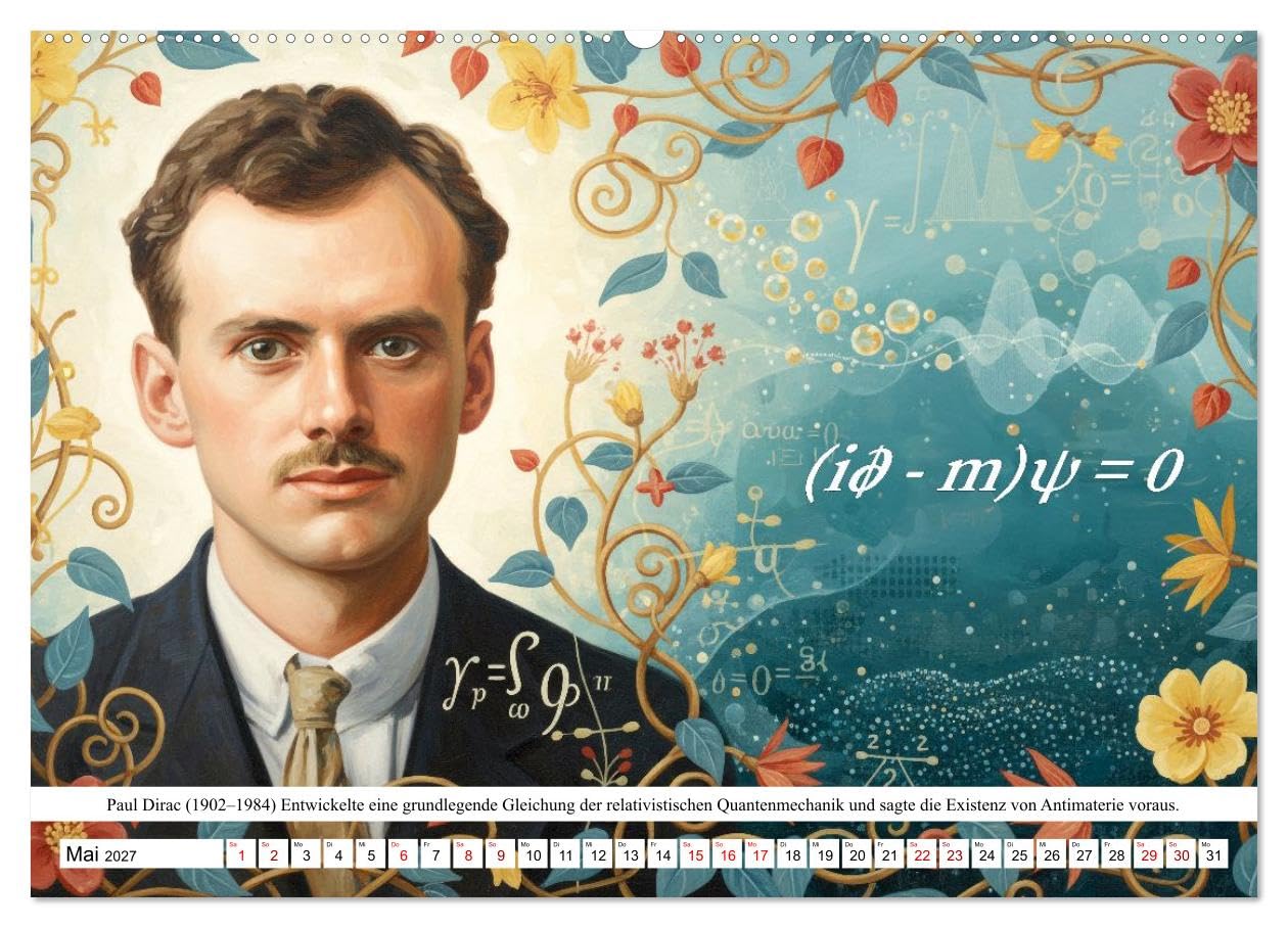 CALVENDO · Vordenker der Quantenphysik (Kalender 2027) | DIN A2 Querformat · Wandkalender · Hommage an die Visionäre, die den Blick auf die Welt der kleinsten Teilchen für immer…