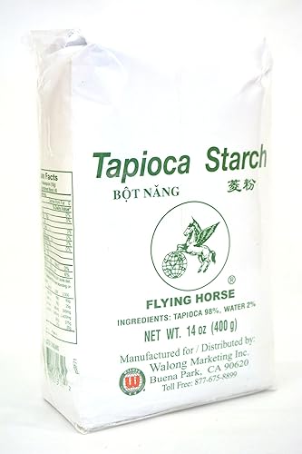 Flying Horse Almidón de tapioca, 14 onzas (paquete de 2)