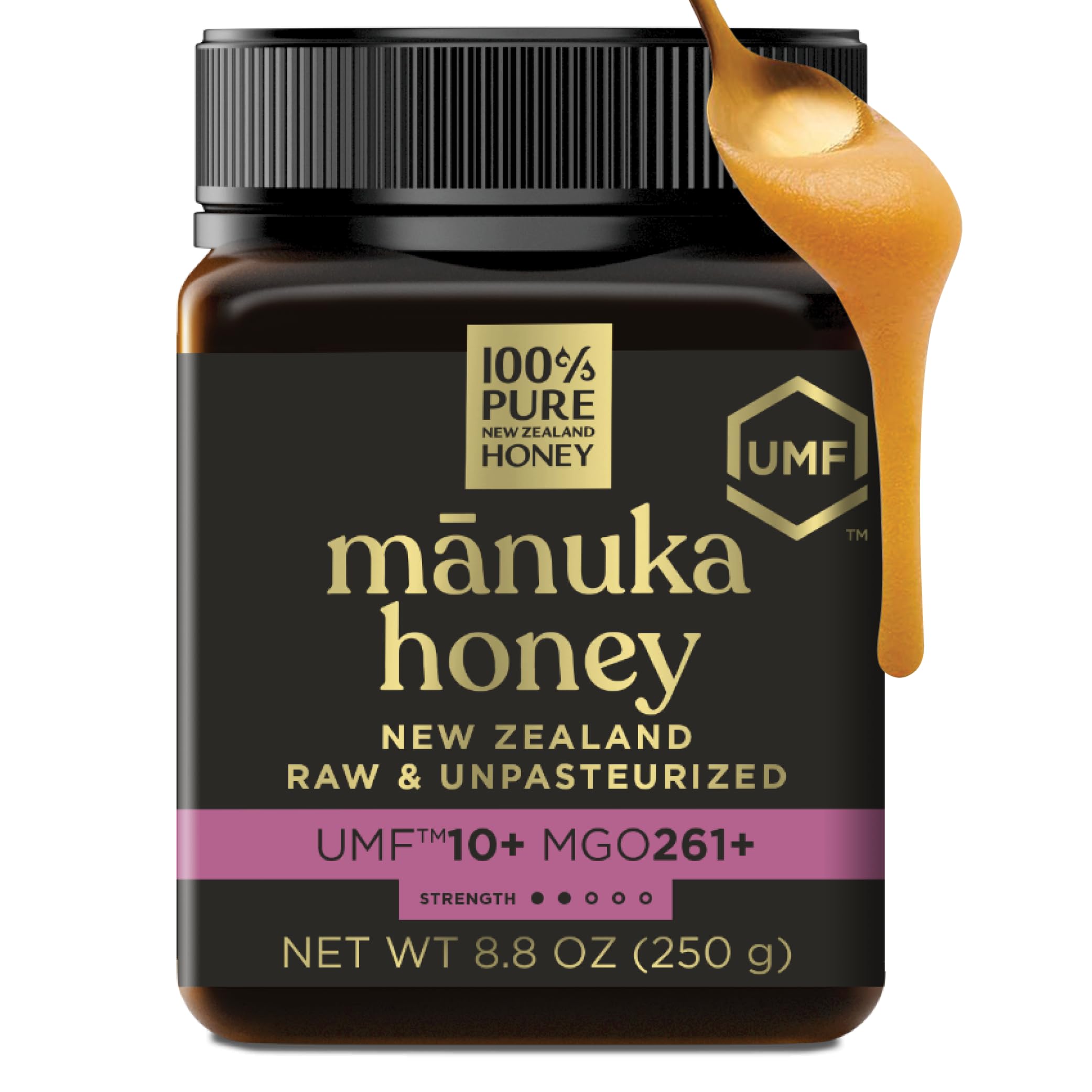 Amazon.com : Manuka Honey UMF 10+ (MGO 261+) 100% Pure New Zealand