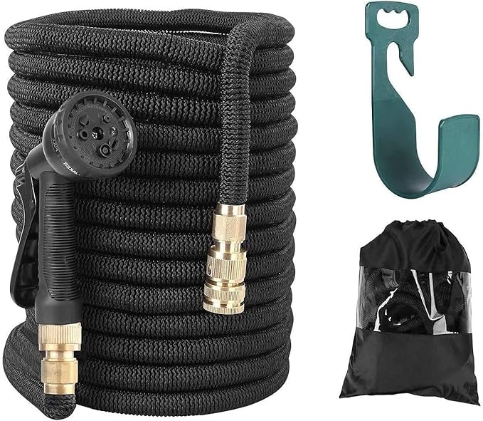 Expandable Garden Hose Pipes 100ft, Flexible Lightweight Water Hose
