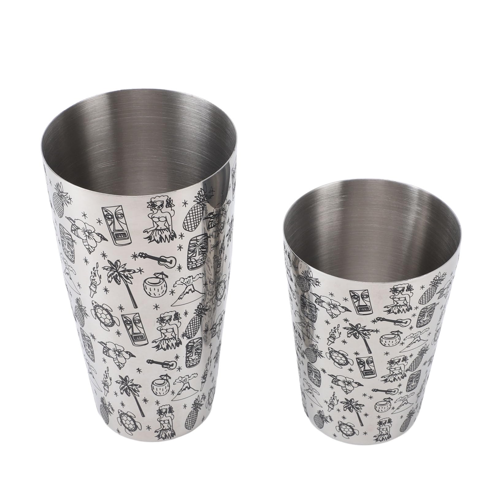 Set shaker per cocktail Boston Bar Shaker in acciaio inossidabile 304 di grande capacità, a prova di perdite e di lunga durata