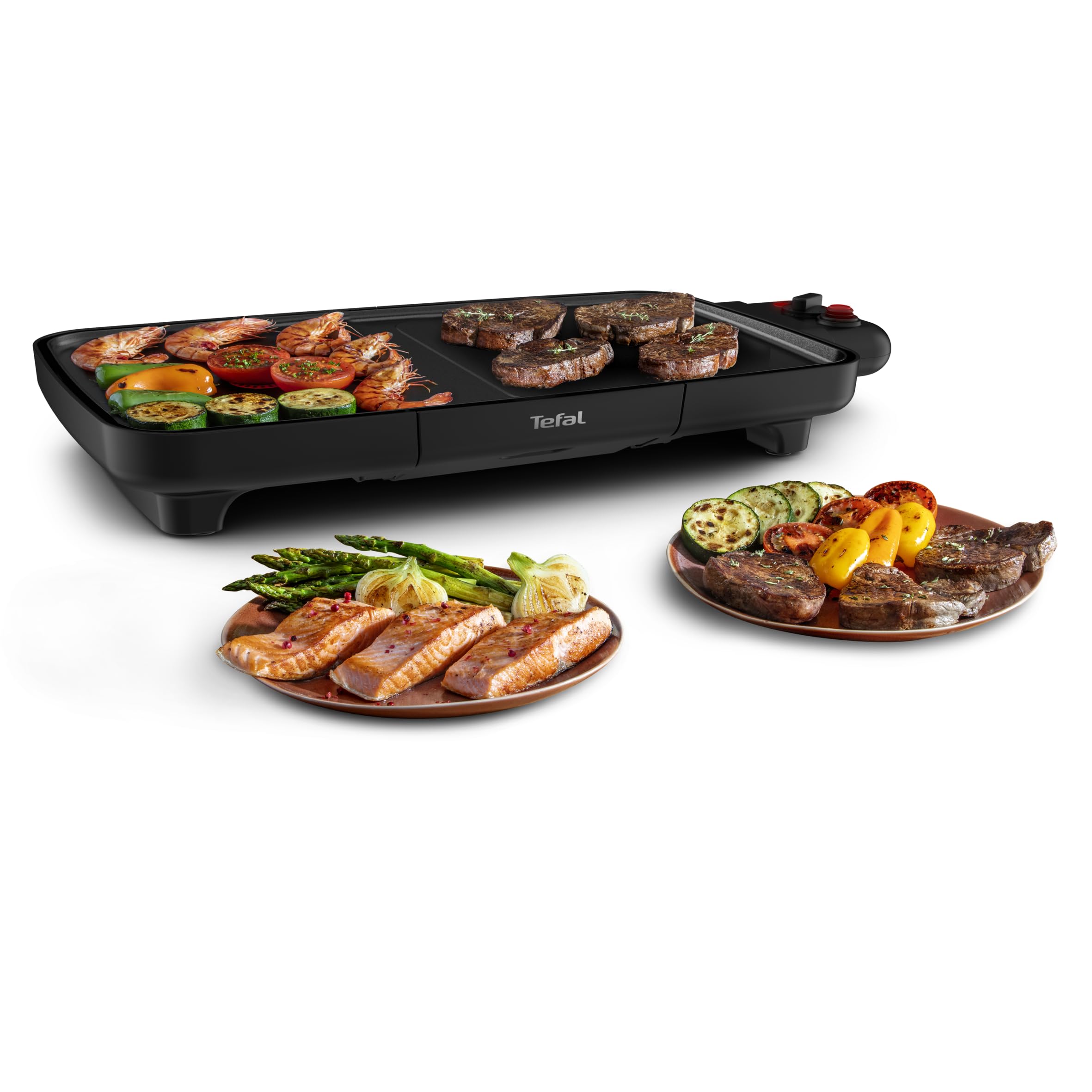 Counter-Top Commerciële Elektrische Grillplaat Tef... – Grandado