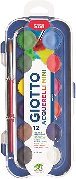 Giotto Watercolor, 23mm, 12-pack