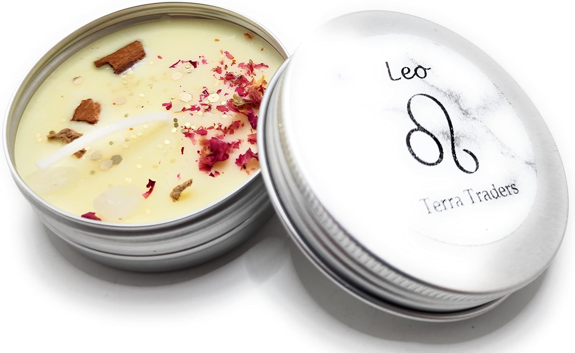Leo Zodiac Charged Candle