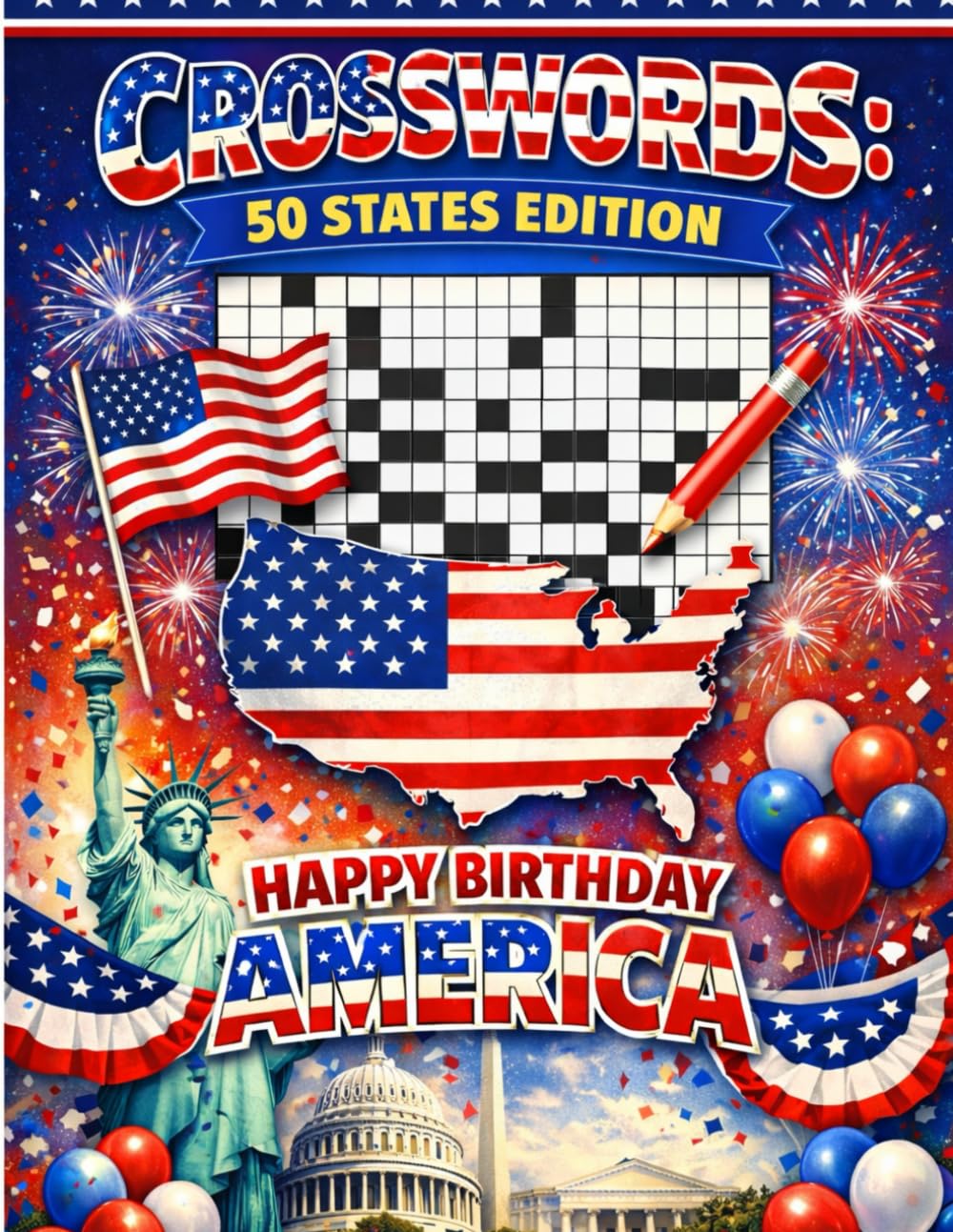 Crosswords - 50 States: American Trivia