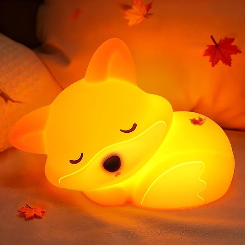 Attivolife Luz nocturna para niños (zorro naranja)