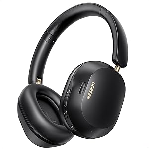 UGREEN Max5c Hybrid Active Noise Cancelling Foldable Headphones, Bluetooth 5.4 ANC Over Ear Wireless Headphones Support H…