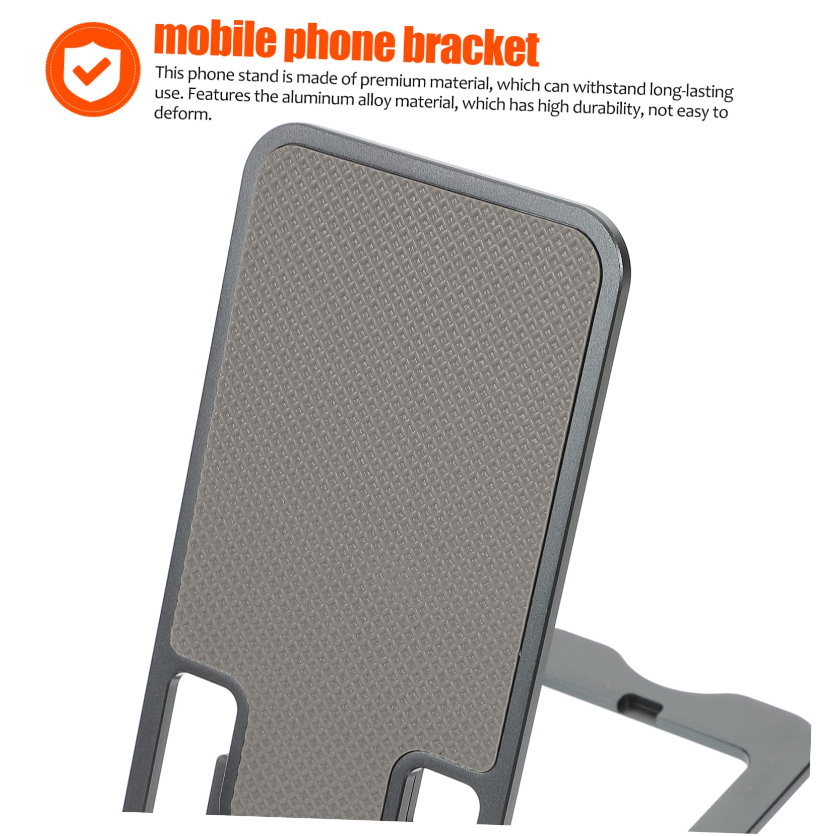 Gatuida 3 Piezas Soporte para Teléfono De Aluminio Soporte De Celular para Escritorio Soporte para Celular Soporte De Teléfono De Mesa Aleación De Aluminio Oficina El Perezoso Ajustable