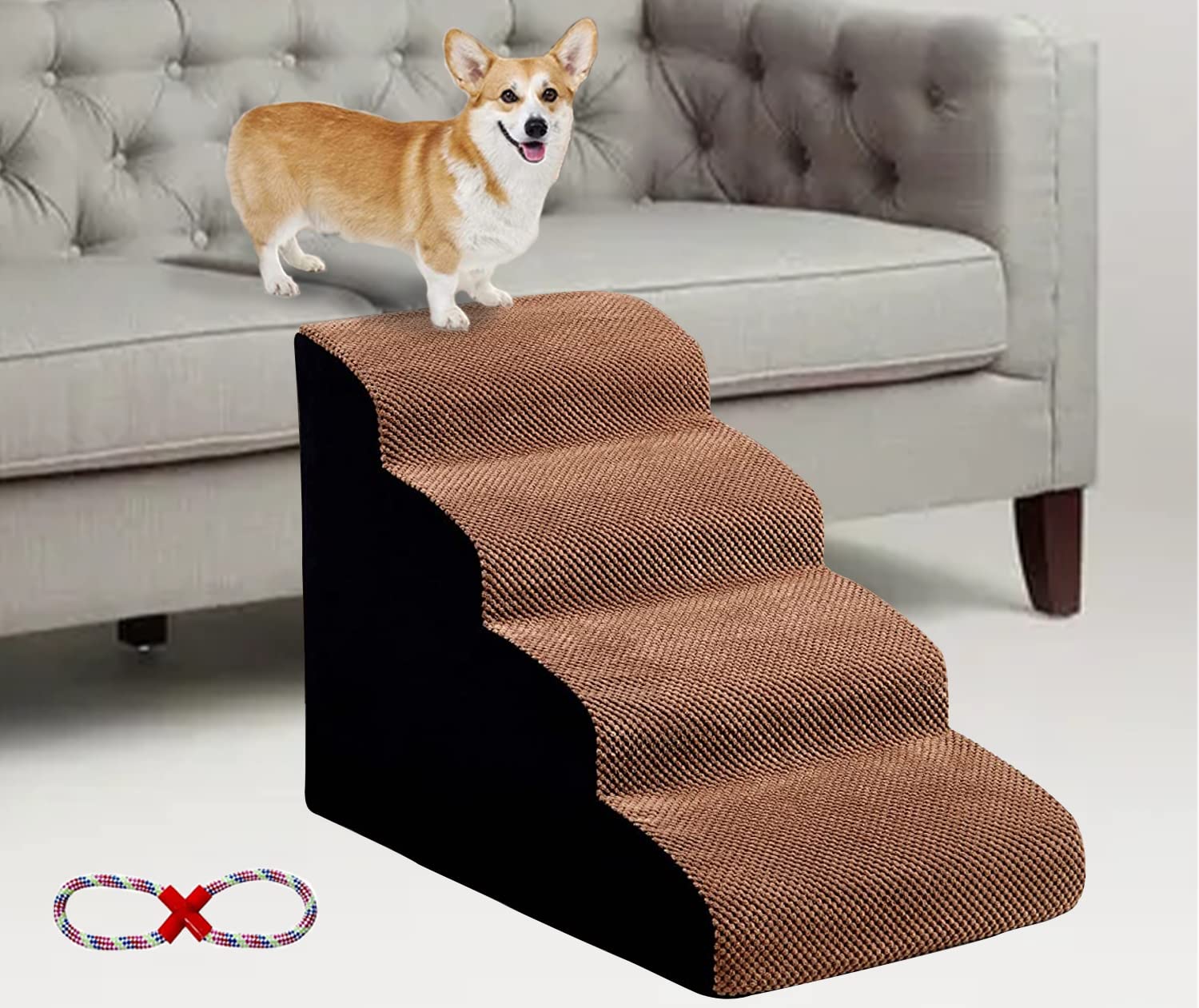 Buy A.I Foam Dog Ramps/Steps, Dog Stairs Ladder Pet Ramp Stairs Step