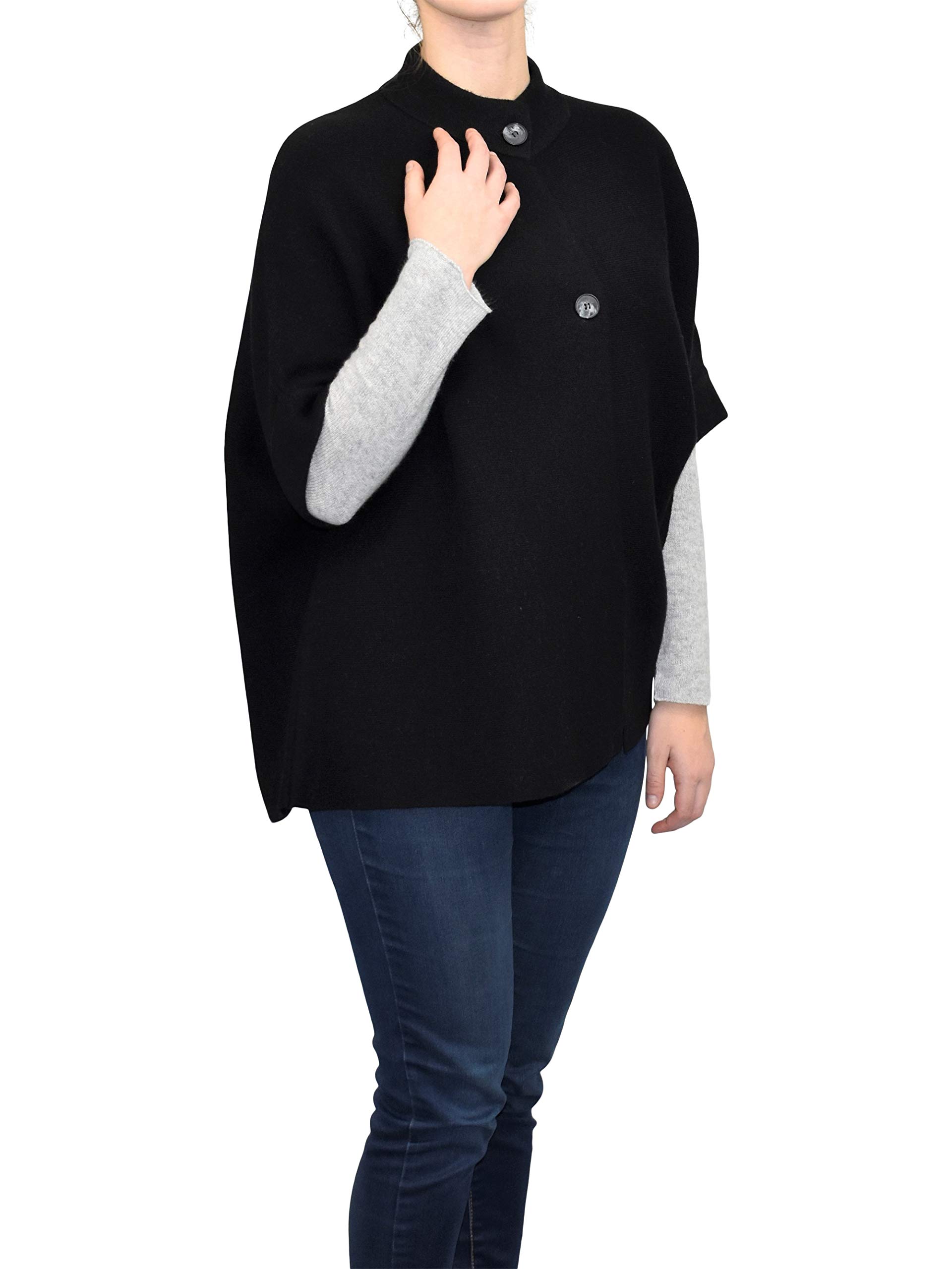 DALLE PIANE CASHMERE - Mantella Due Bottoni - Made in Italy - Donna
