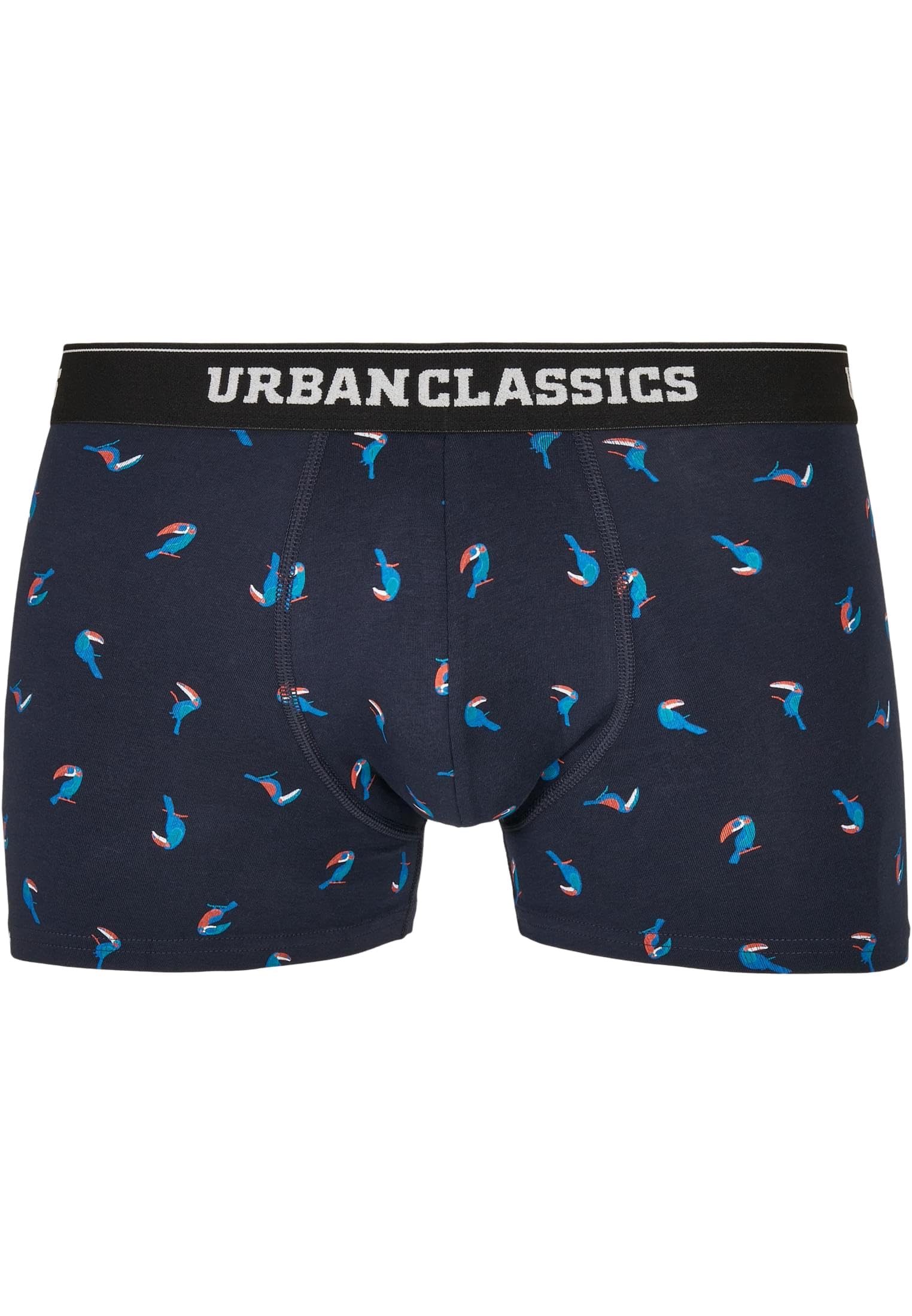 Urban Classics Men's Noir Boxers (X2)