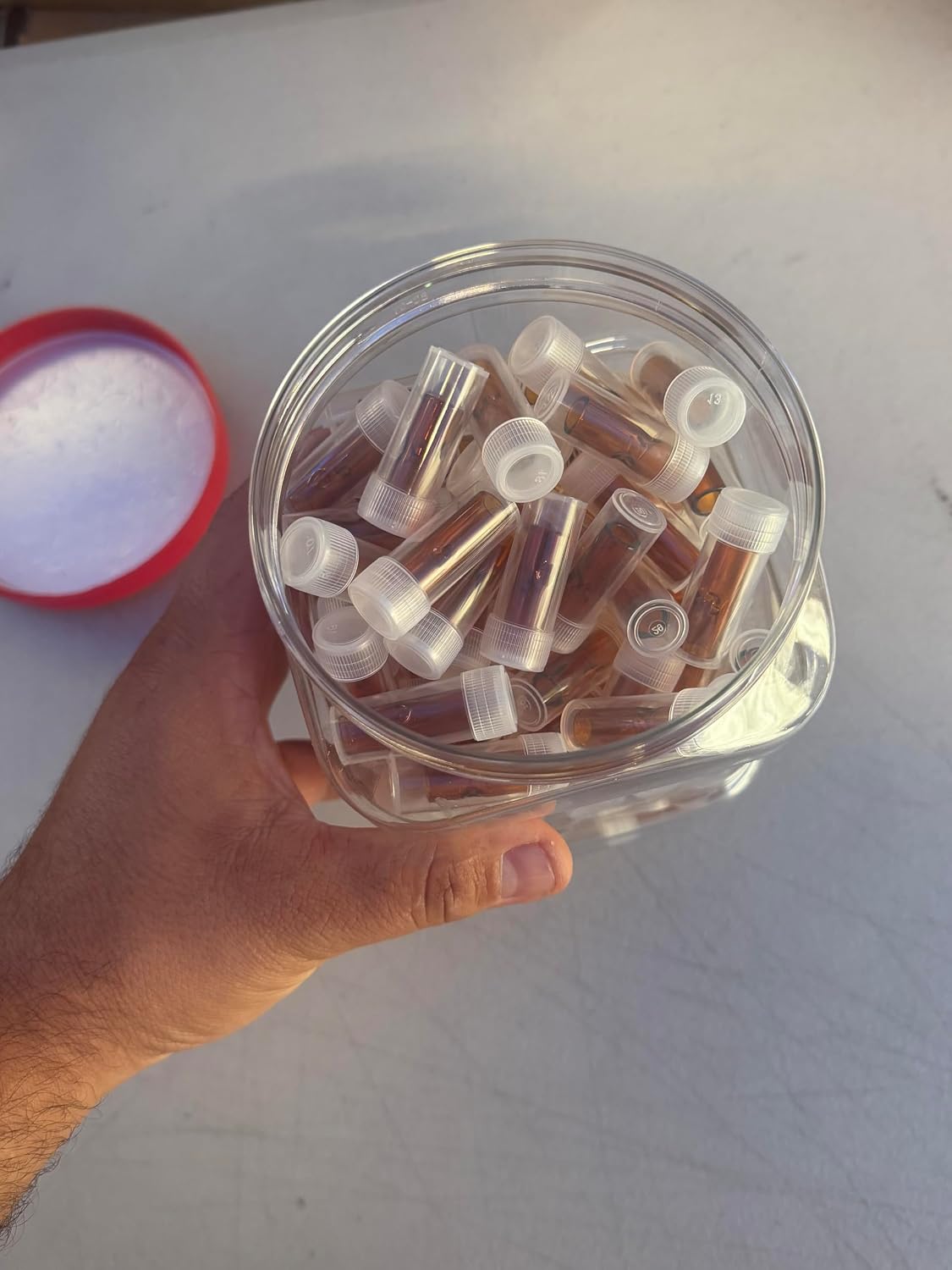 Caligars Glass Tips | Amber | 10mm | 100 Count | Reusable Borosilicate Glass Tubes | Smooth Edge | for Craft and Personal Use
