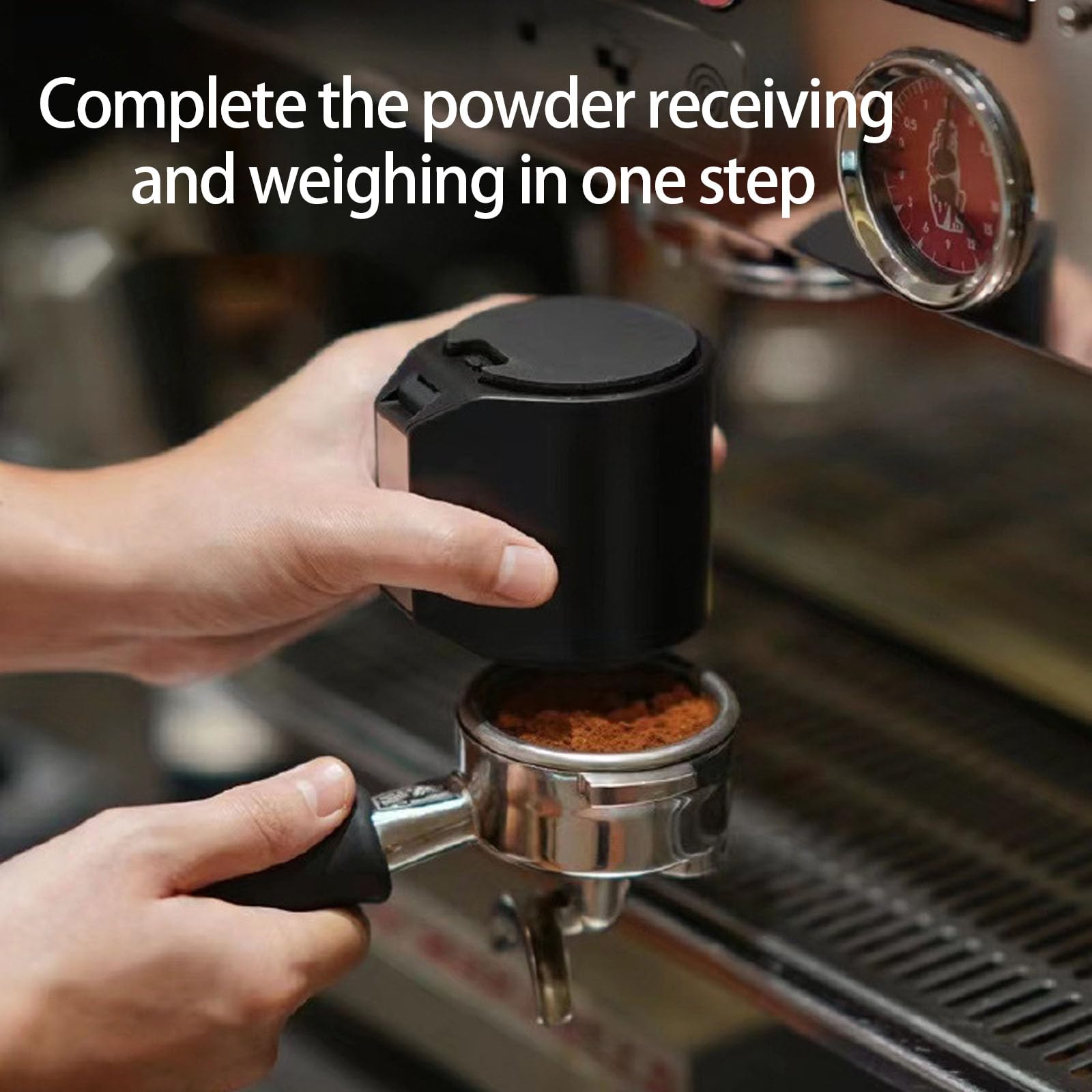 Bilancia da Cucina Digitale Precisione con Design Ricaricabile USB E Funzione Timer per Appassionati caffè Display A LED Bilancia per La Preparazione del caffè
