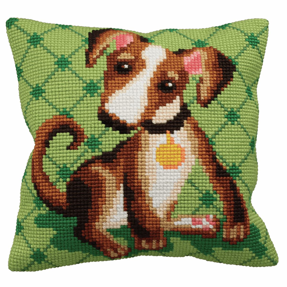 Collection d'Art Cross Stitch Cushion: Bernie