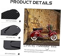 Vista 6 de BESPORTBLE 3 sets de almohadillas para motocicleta, placa de soporte estabilizar la bicicleta en suelo desigual diseño ligero 4 unids*3