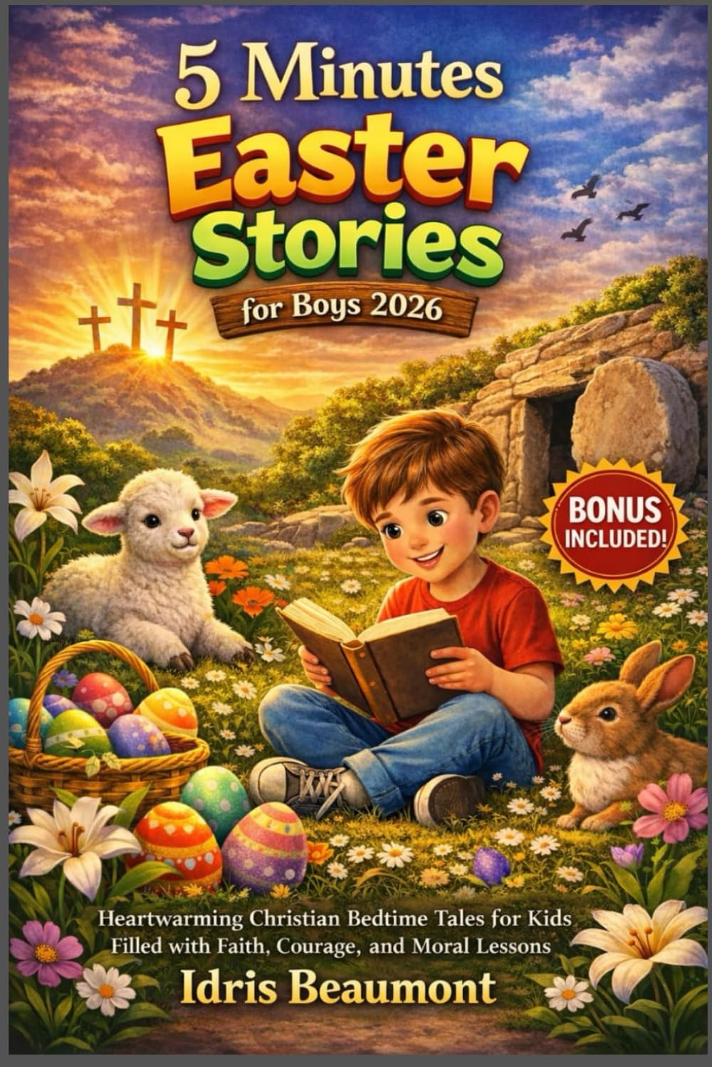 5 Minutes Easter Stories for Boys 2026: Heartwarming Christian Bedtime Tales for Kids Filled with Faith, Courage, and Moral Lessons