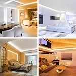 Lepro LED Strip Lights, 32.8ft Dimmable Light Strip, 3000-6000K Tunable White,600 LEDs SMD 2835 LED Tape Light for Bedroom Home Kitchen, Non-Waterproof