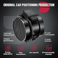 Vista 3 de BDFHYK Medidor de Sensor de Flujo de Masa de Aire MAF 7410055 5WK96132 Compatible con BMW 330Ci 2001-2003/ para 330xi 2001-2005