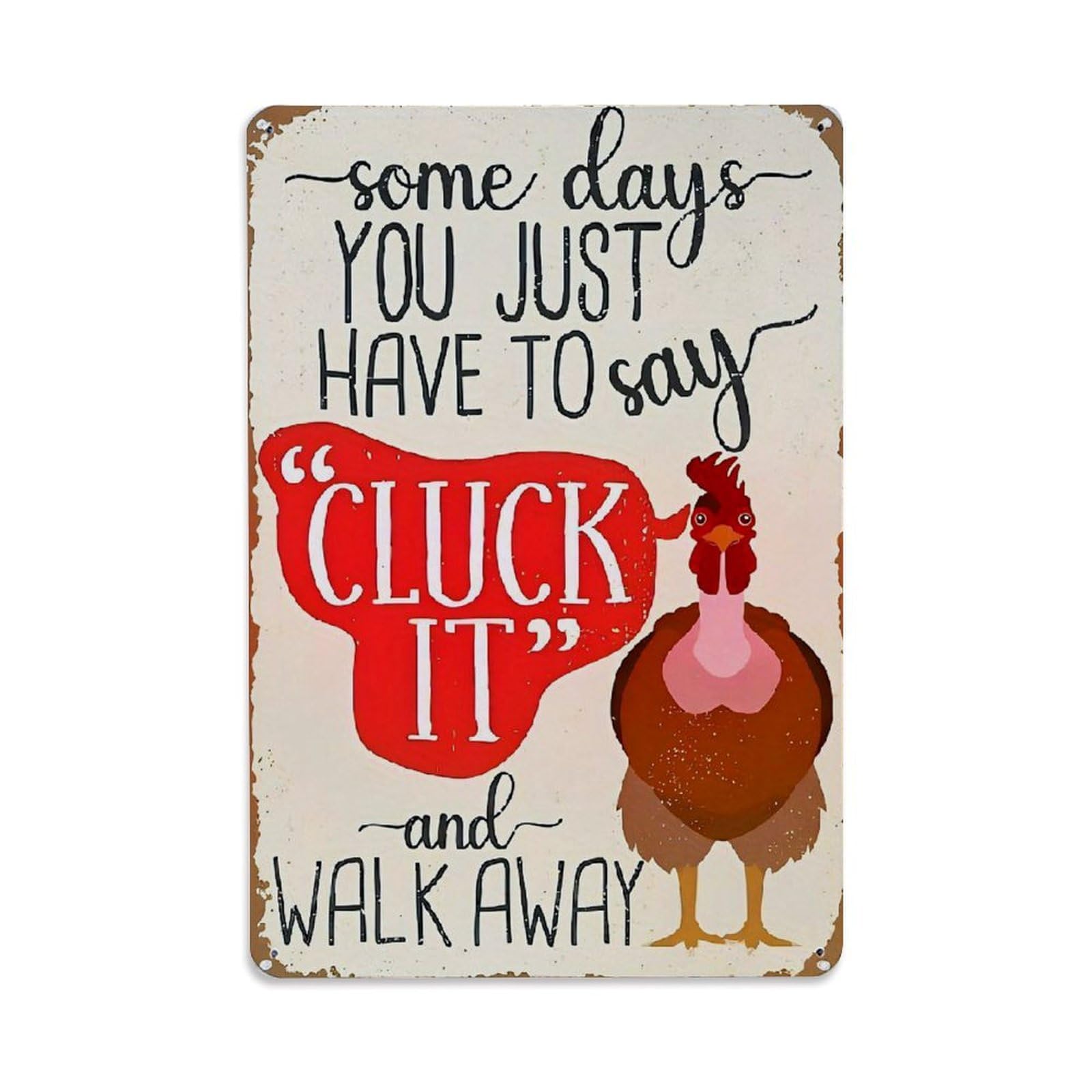 Nestemfo Vintage Some Days You Just Tin Sign Metal Sign, Living Room,Bar, Home, Bedroom Wall Decor,Retro Metal Poster 8X12 Inches