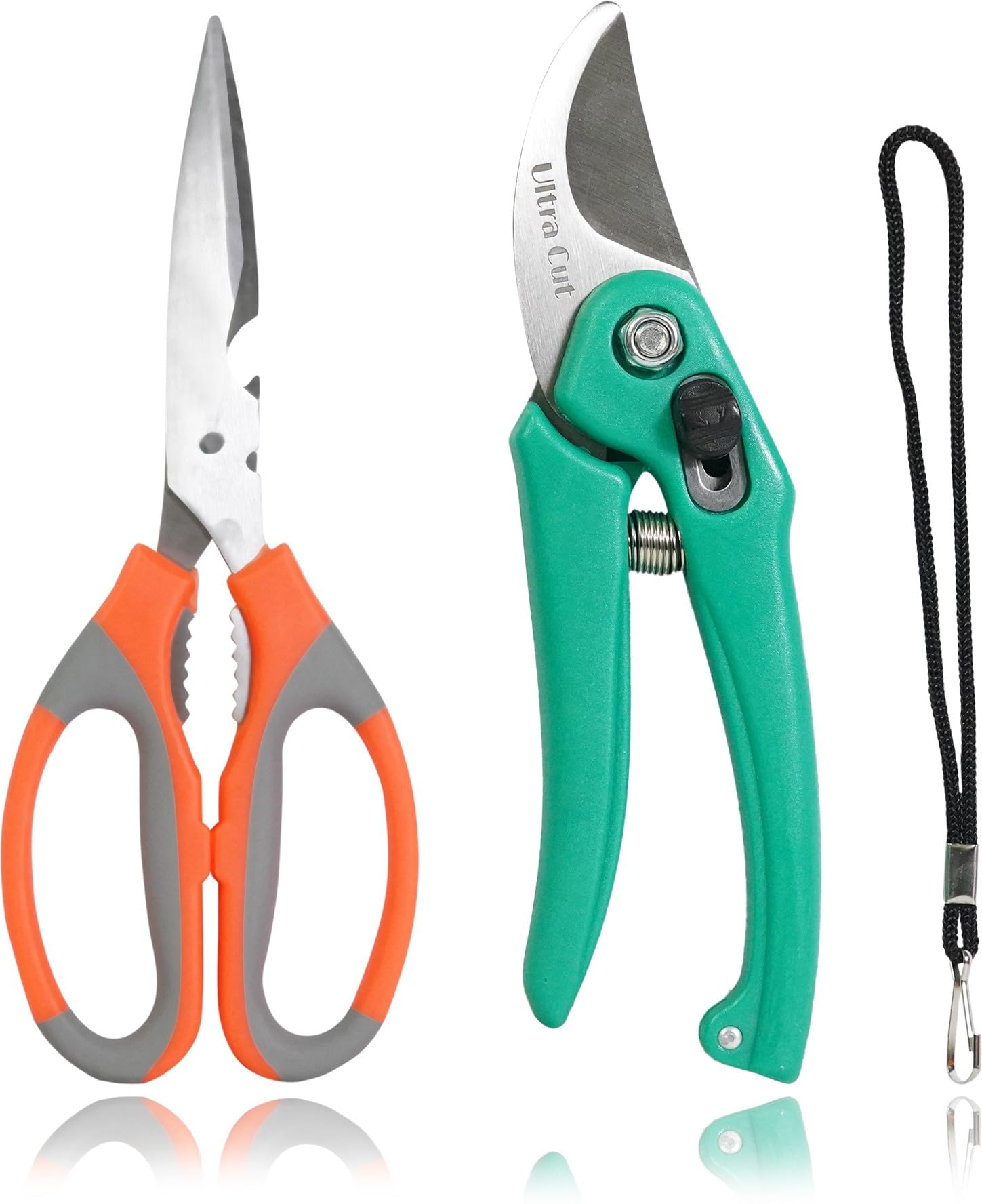 Growtop Gardening Tool Kit - 2 Pcs (Pruner, Scissor) | Garden Tools Kit for Home Garden | Gardening Accessories with Scissors| Pruners for Garden Plants| Agriculture Tools for Terrace Gardening| (B0CBTRXJDD) Amazon Price History, Amazon Price Tracker