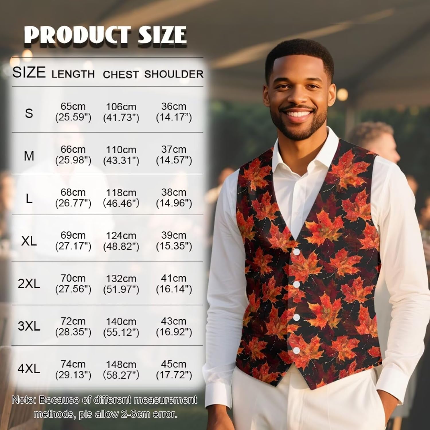 Mens Suit Vest V Neck Wrink-Free Vest for Men Slim Fit Back Strap Men's Suit Jacket with Pockets