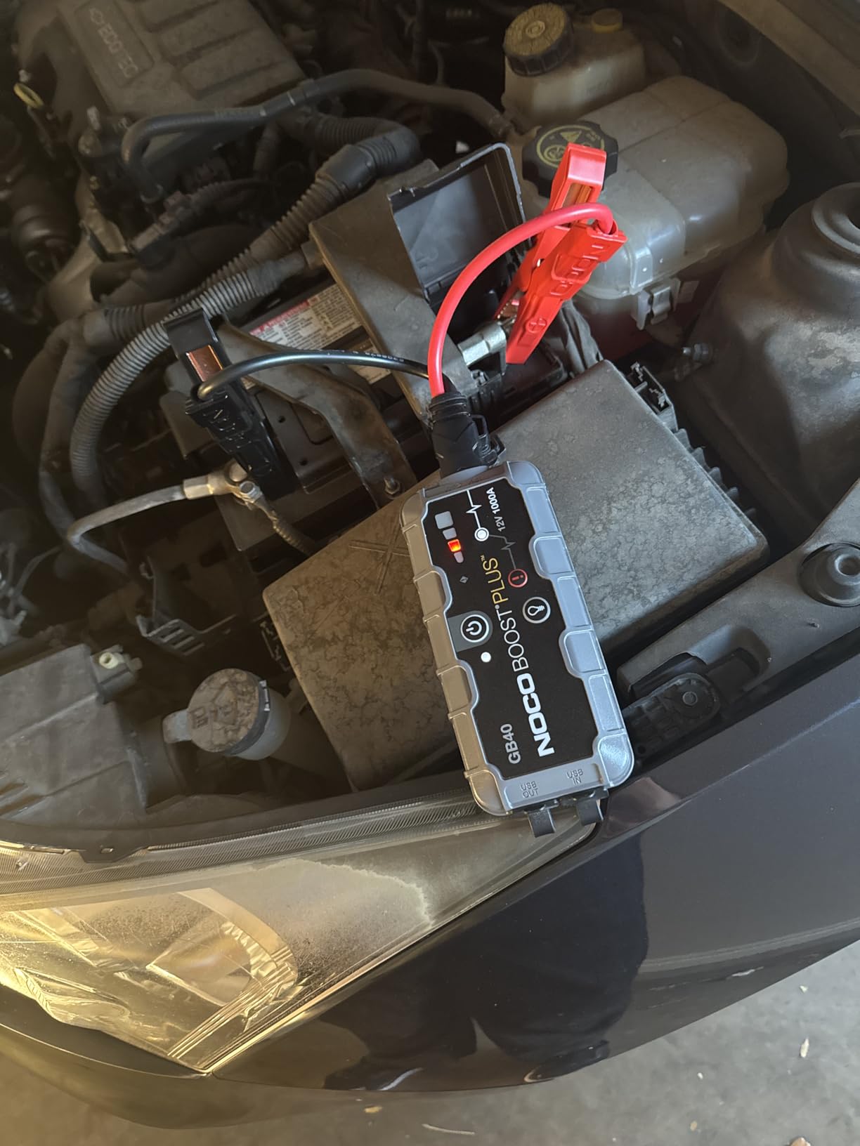 NOCO Boost GB40: 1000A UltraSafe Jump Starter – 12V Lithium Battery Booster Pack, Portable Jump Box, Power Bank & Jumper Cables - for 6.0L Gas and 3.0L Diesel Engines photo review