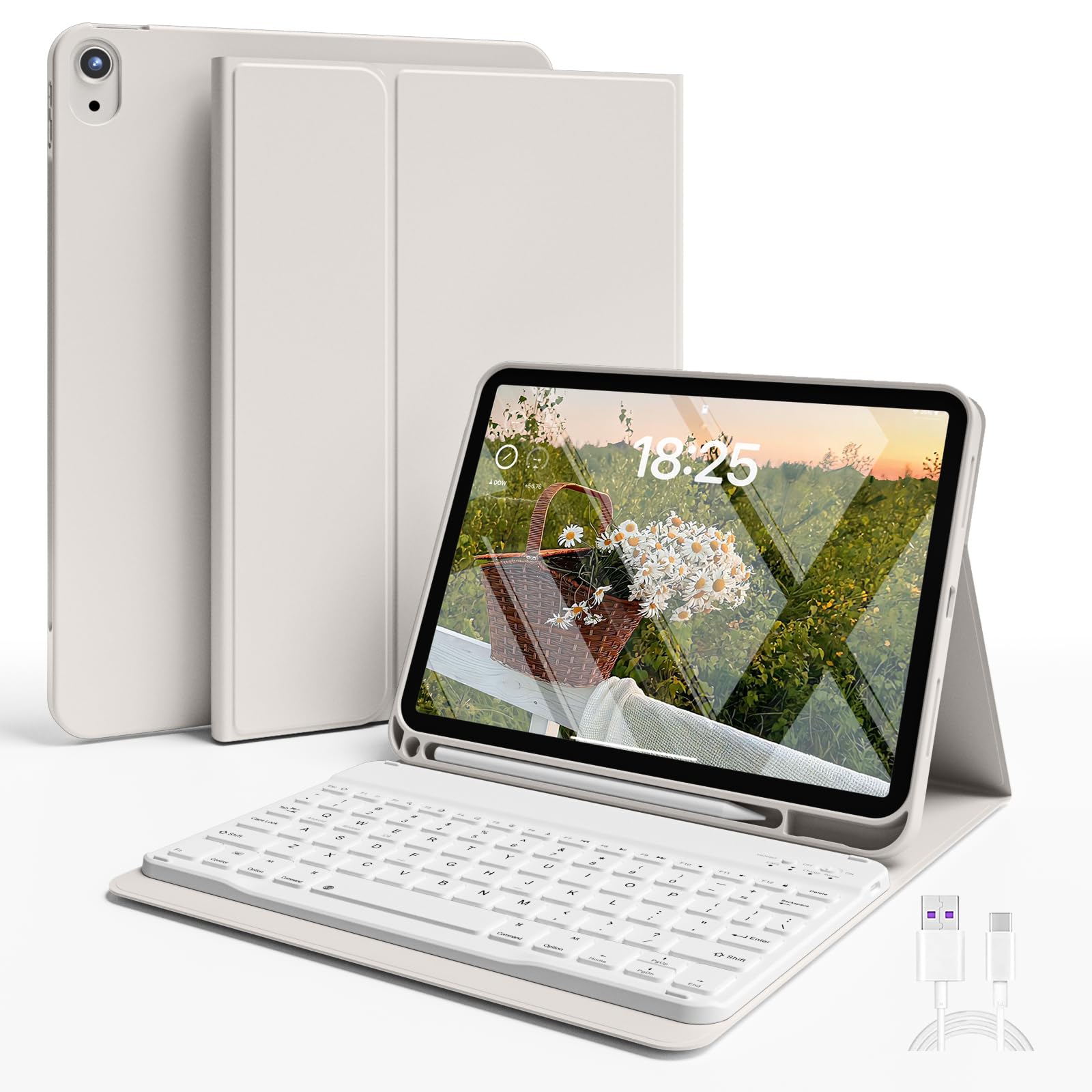 【新品】keyball44改　白ケース完成品　lofree HADES Amazon.com: GKABXY Keyboard Case for iPad (A16) 11th Gen 11 inch