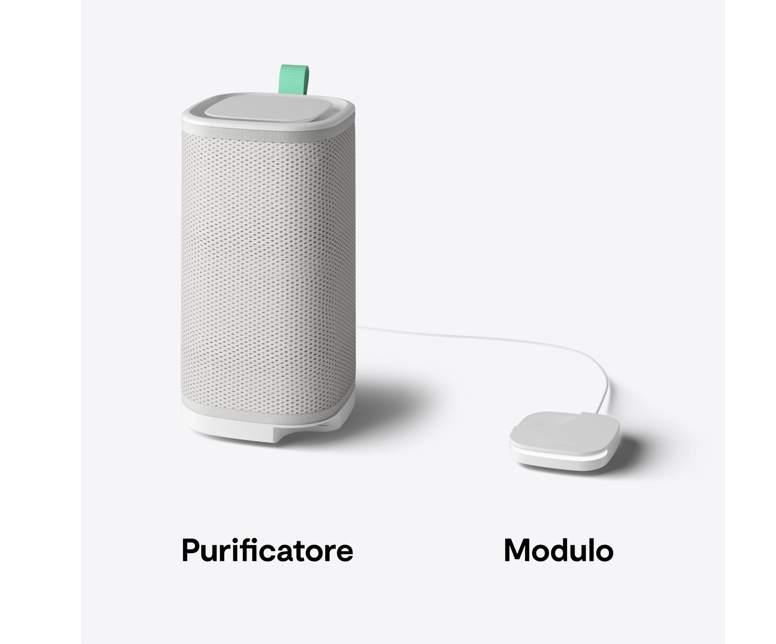 VITESY ETERIA Purificatore Aria Senza Filtri Da Cambiare | -99% di Batteri, Microbi, Muffa, COV e Virus | Cattura Odori Ambiente | Sostenibile e MADE IN ITALY