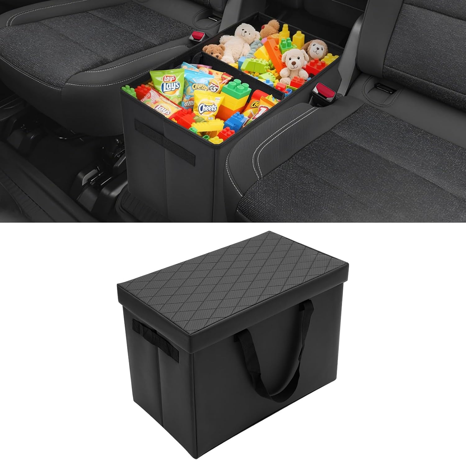 Shademax Car Seat Organizer for Chevrolet Traverse 2018-2025 2026 Accessories Traverse Backseat Storage Box Car Console Organizer for Kids Toys Baby Supplies Dog Toys Snack Organizer Travel Storage For Chevrolet Traverse 2018-2026