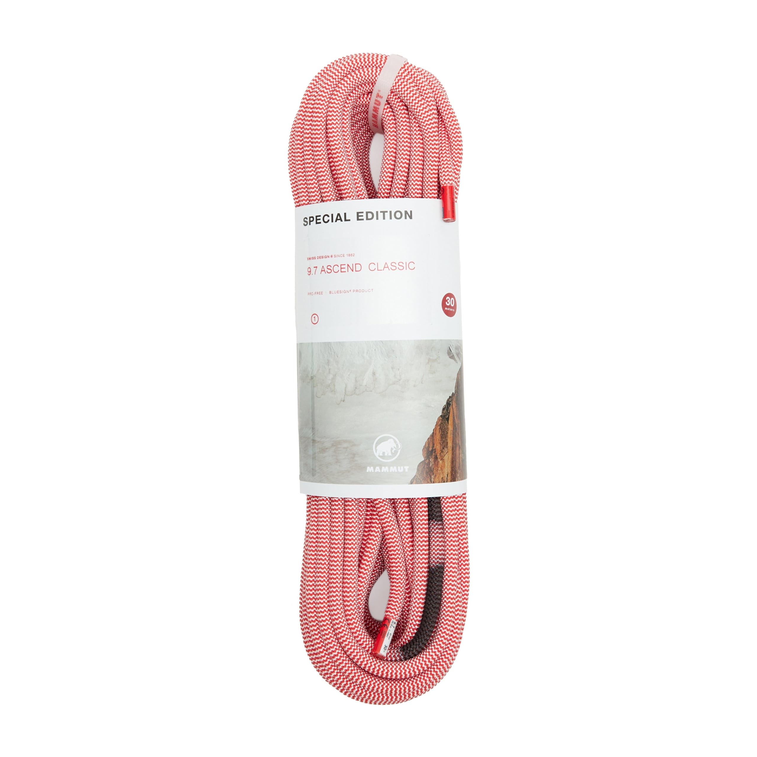 Mammut 9.7Mm Ascend Classic Rope 30M Red