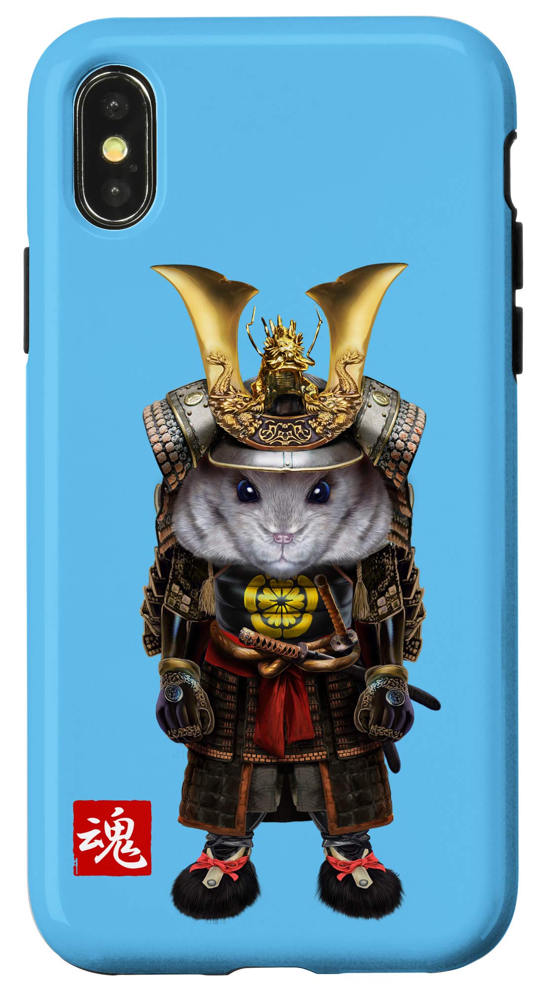Amazon.com: iPhone X/XS Hamster in Japanese Samurai Armor Suit