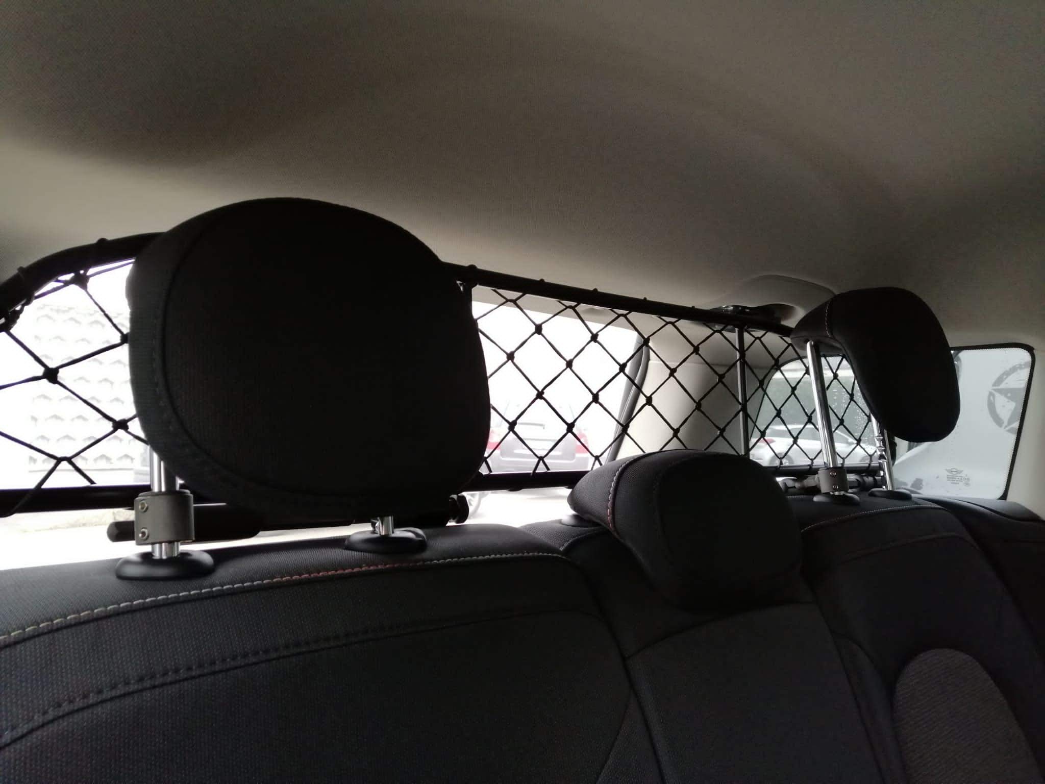 ERGOTECH Divisorio Griglia Rete Divisoria per Mini Countryman (dal 2016 in Poi) RDA65-HXXS16, per Trasporto Cani e Bagagli