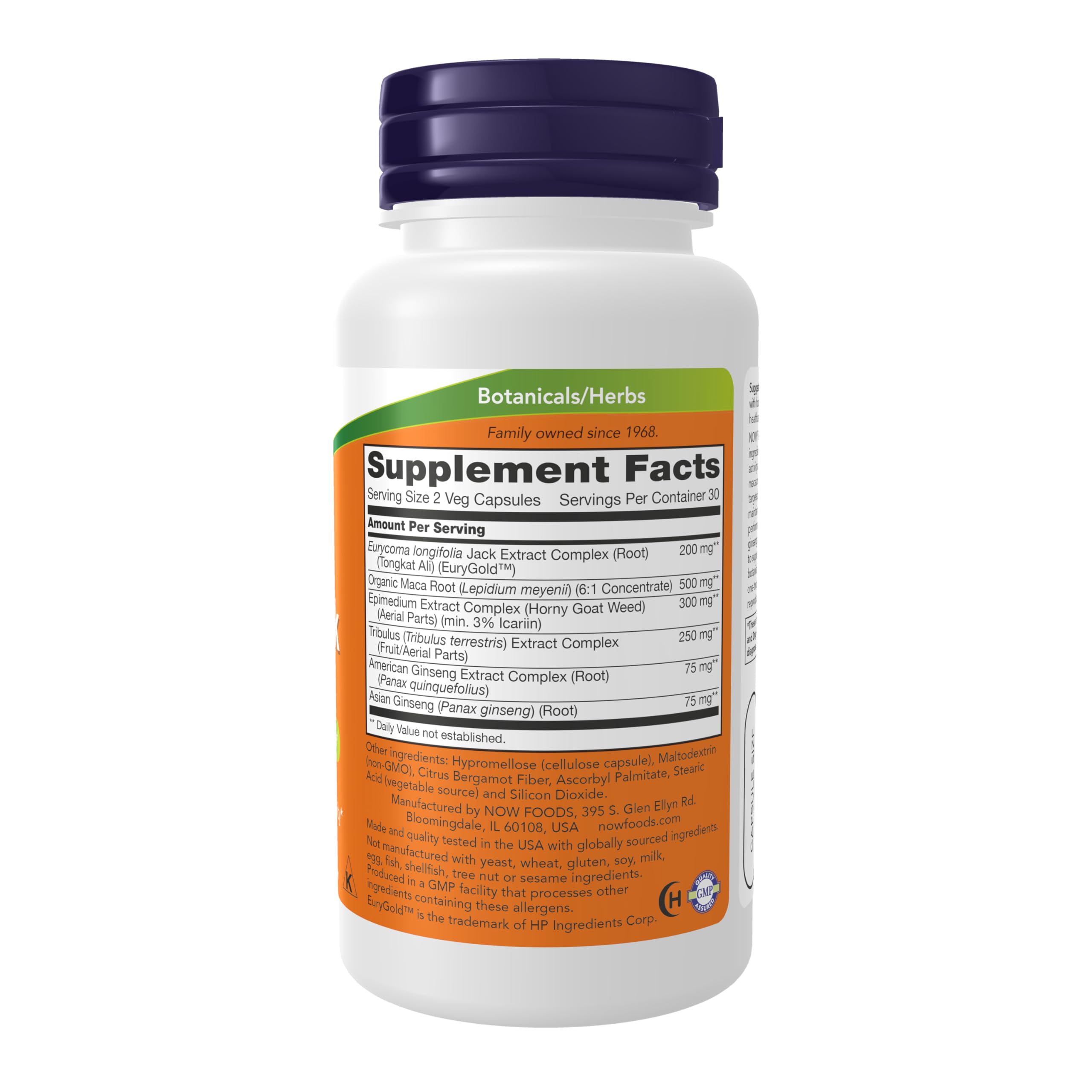 NOW Supplements, TestoJack™ 200 with Tongkat Ali, Tribulus, 60 Veg Caps — Amazon image 2