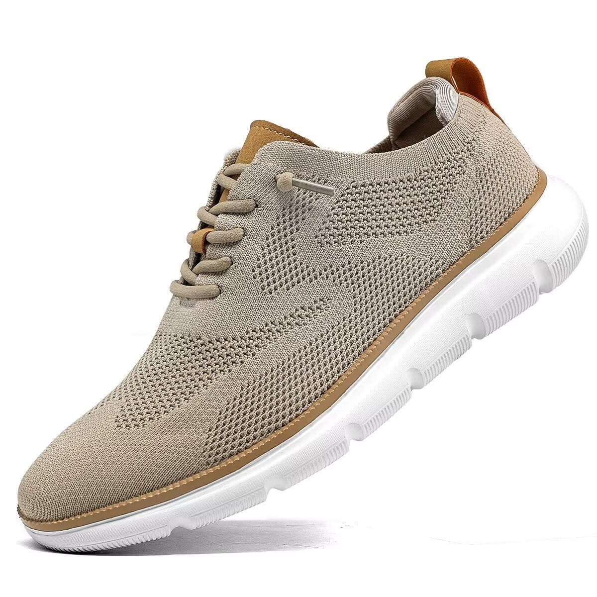 Mens Oxfords Lace-Up Lightweight Casual Walking Shoes Dress Shoes Fashion Sneakers Shoes