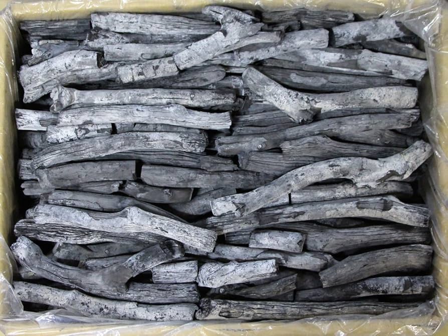 Amazon.co.jp: 【極紀州製法】 伝説の備長炭 白炭 （15kg） 細丸