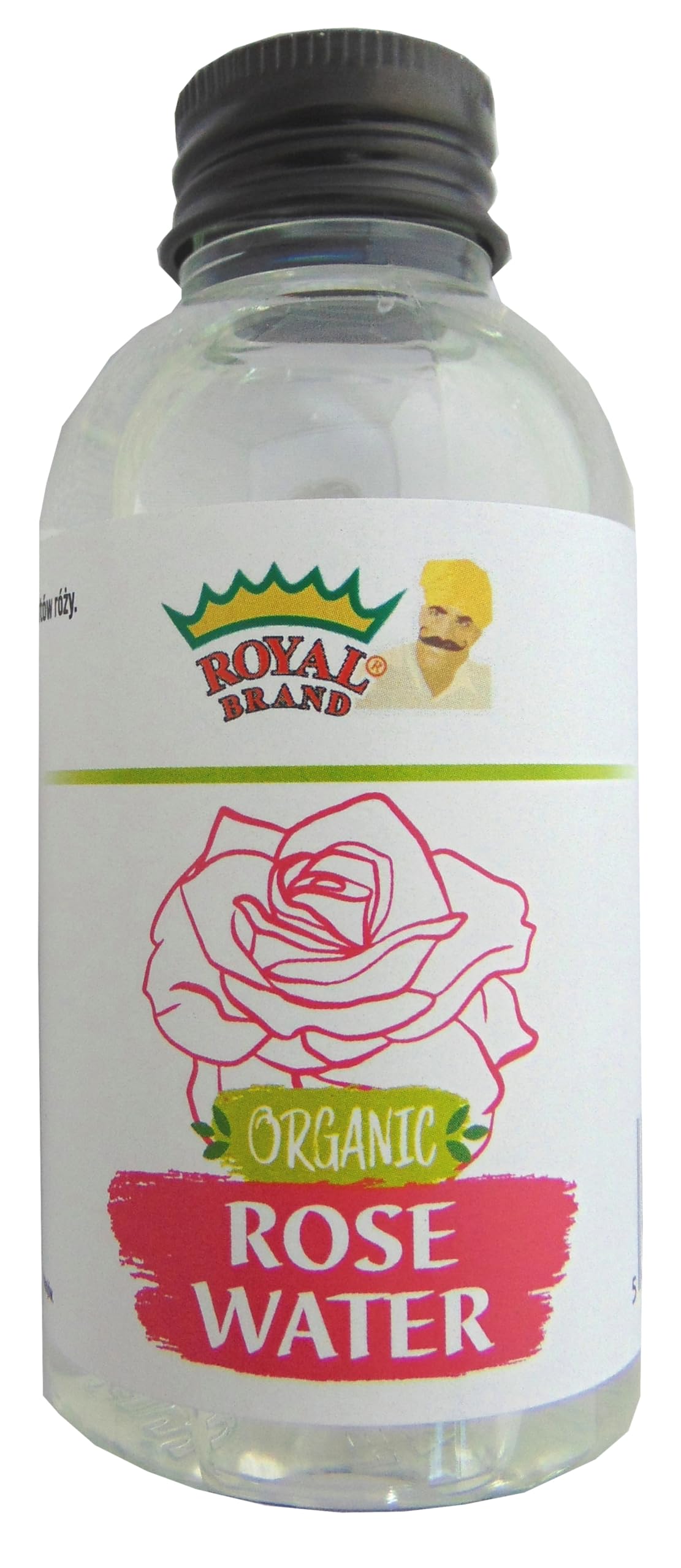 Royal Brand Bio woda różana do gotowania i pieczenia 100 ml / 100% naturalna / grecka Hellada