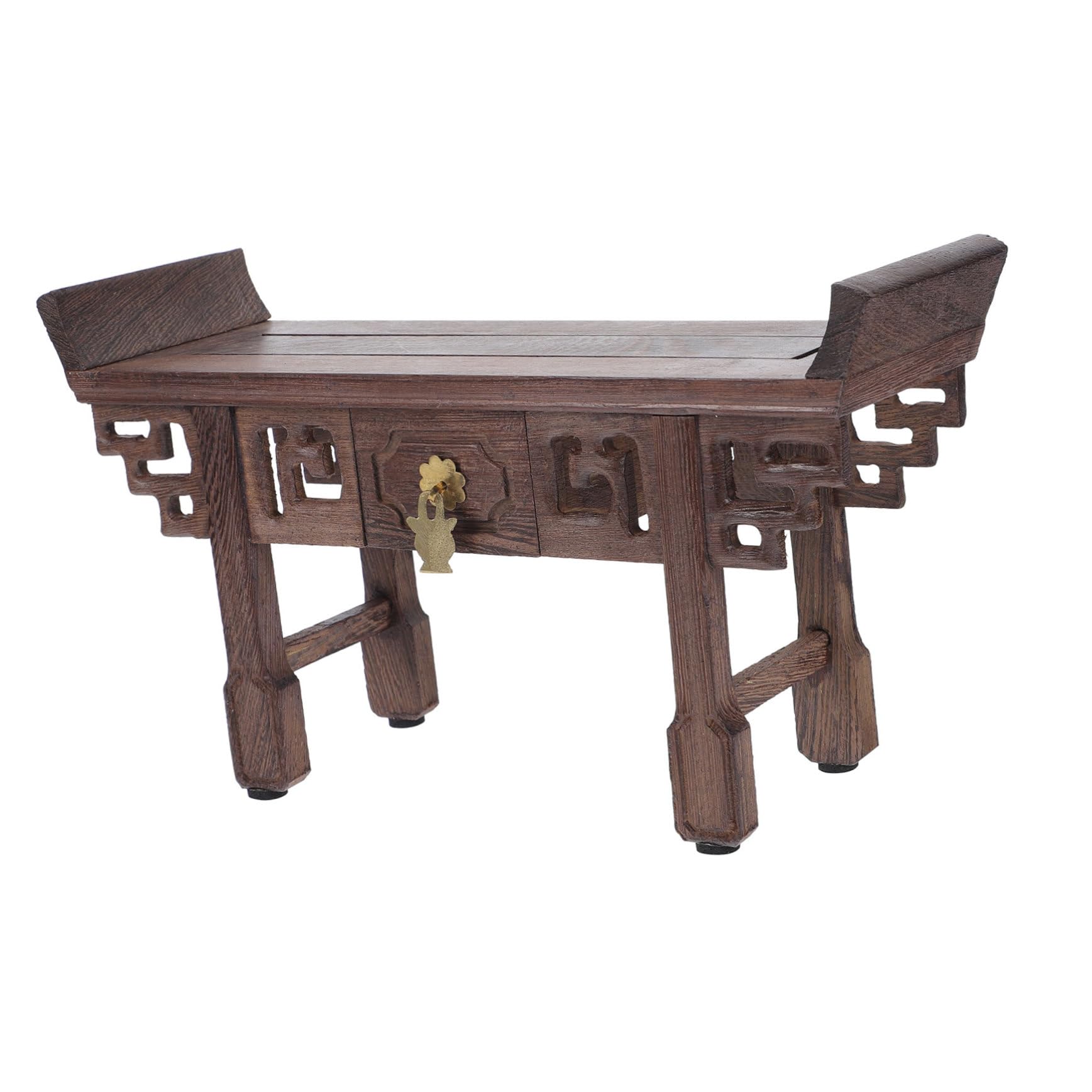 Base de Exhibición de Madera Maciza para Macetas y Figuras Pequeñas, Estable y Resistente, Estilo Rústico Chic Adecuado para Decoración Hogar y Museos